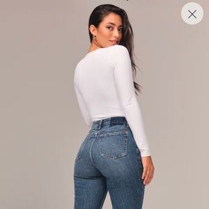 Abercrombie & Fitch Curve Love High Rise Skinny